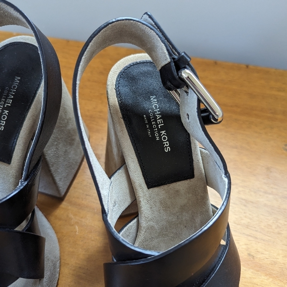 Michael Kors Collection Chunky Platform Leather‎ … - image 9